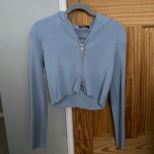 Brandy Melville! Long Sleeve Zip Up Sweater